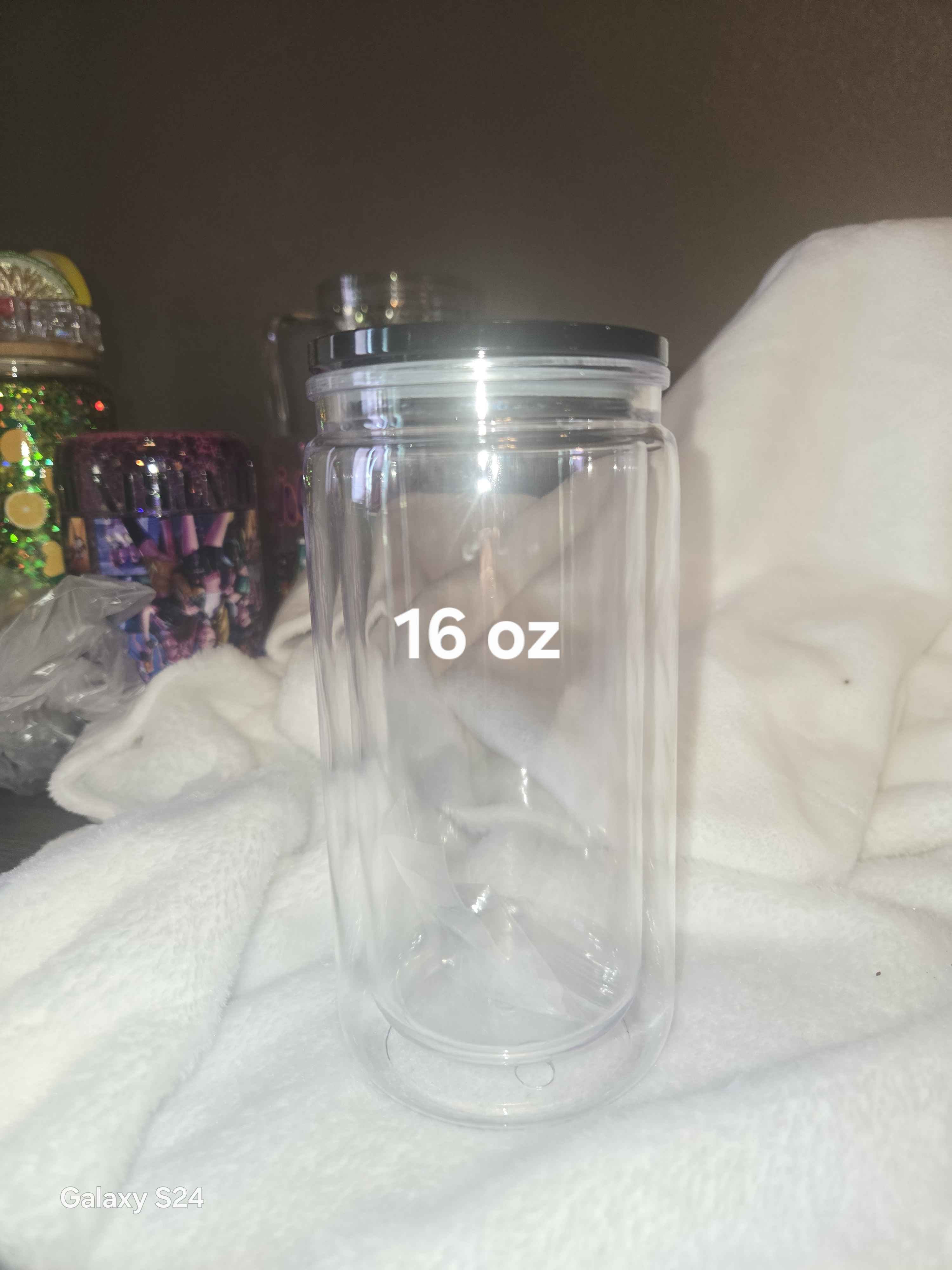 16oz Acrylic Snow Globe