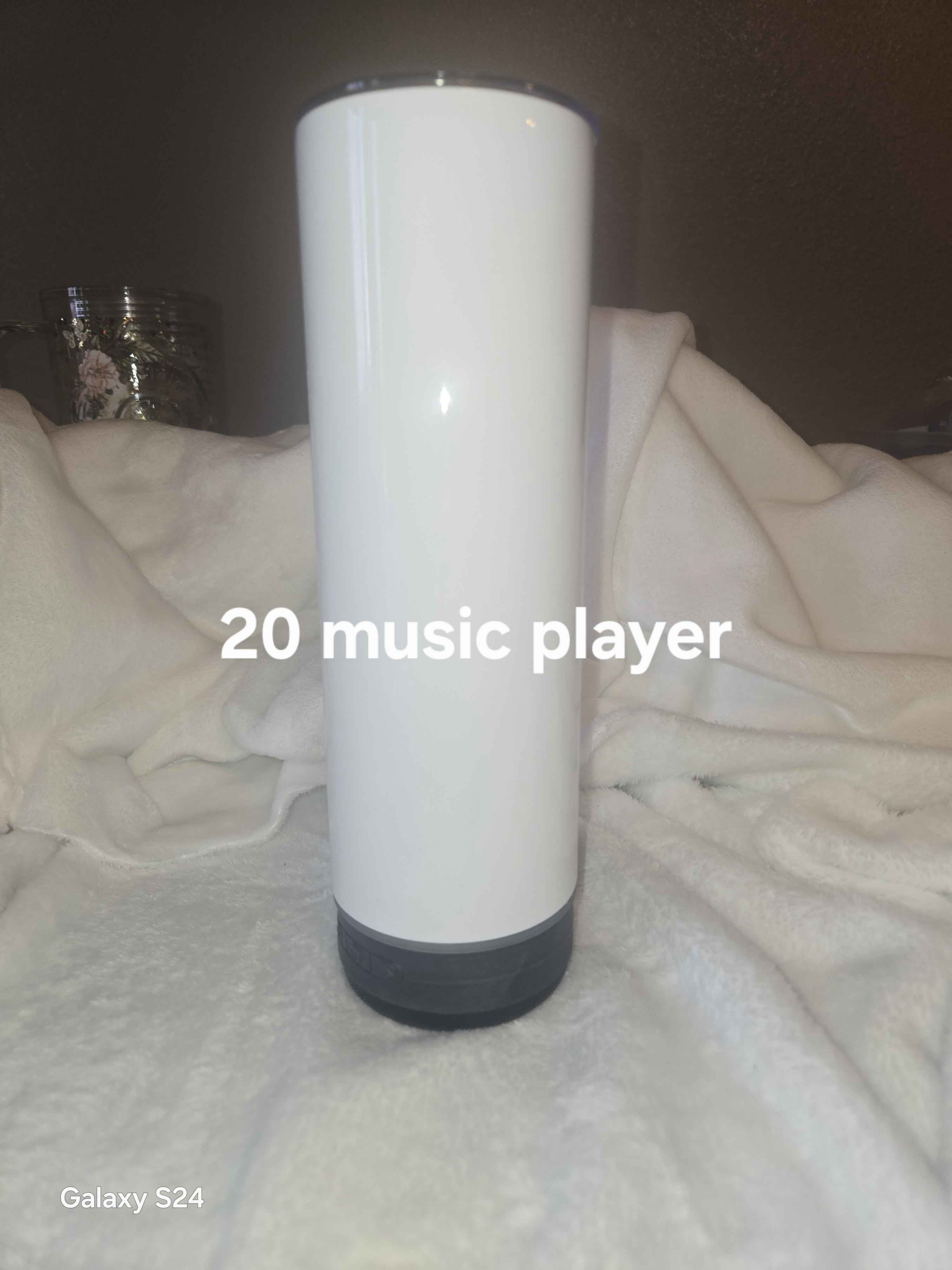20oz Stainless Steel Sublimation Music Cup