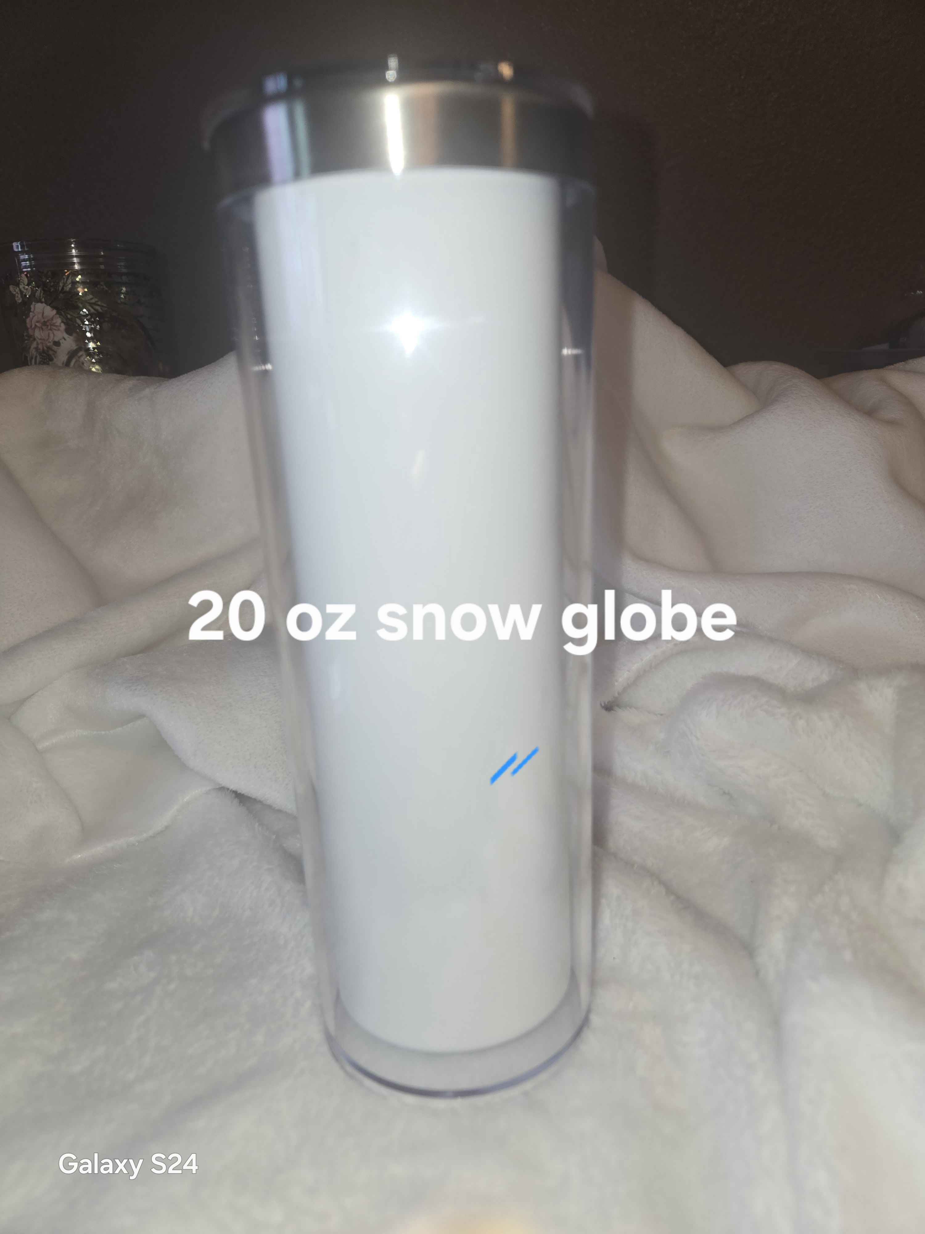 20oz Stainless Steel Snow Globe