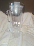 40oz Acrylic Snow Globe Tumbler